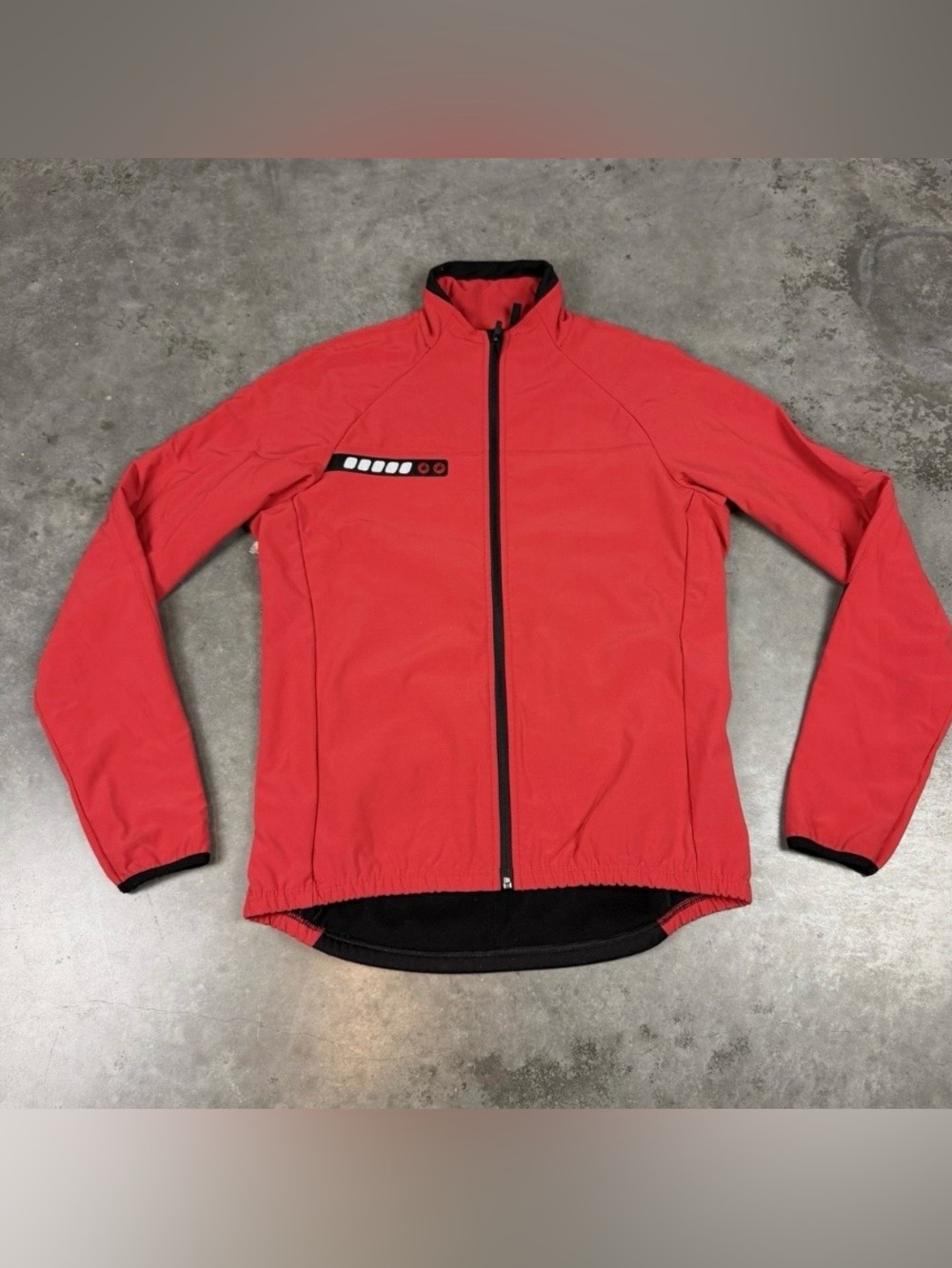 Castelli - Men's Large Red Insulated Cycling Jacket